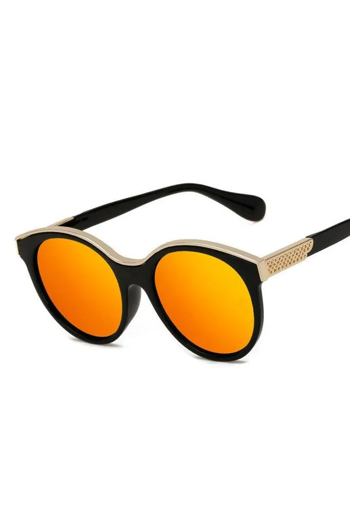 Honey Couture KRIS Reflective Sunglasses