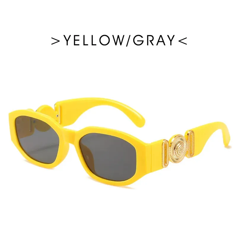 New Fashion Vintage Glasses Small Rectangle Sunglasses UV400