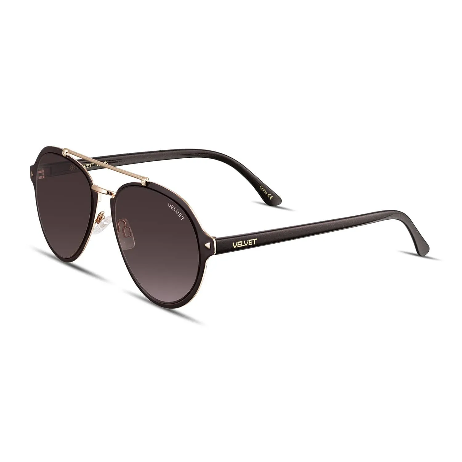 Velvet Eyewear Aviator Medium Sunglass Style Box